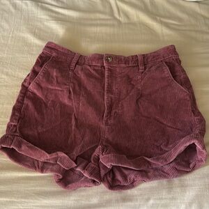 Express corduroy shorts